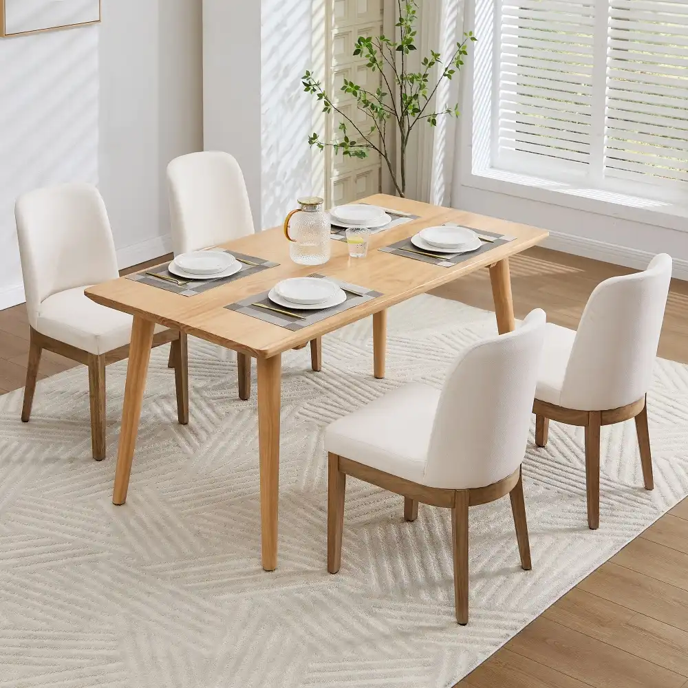 modern solid wood dining chair